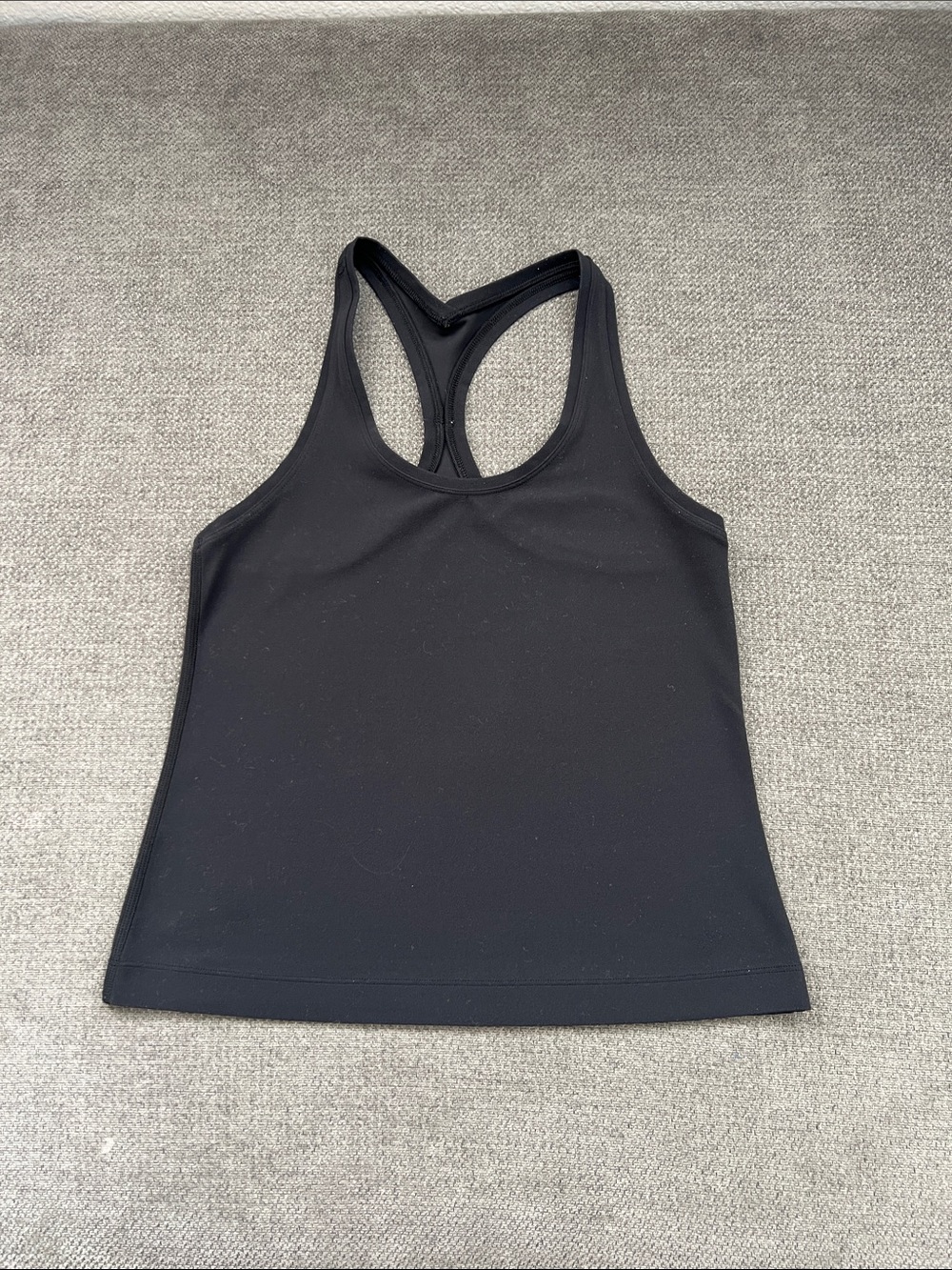 lululemon athletica Black Racerback Performance Tank